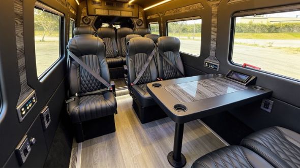 12 passenger sprinter van interior missouri city