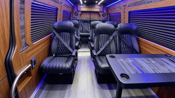 18 passenger sprinter van interior baytown