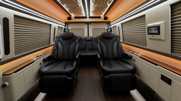 8 passenger sprinter van interior league city