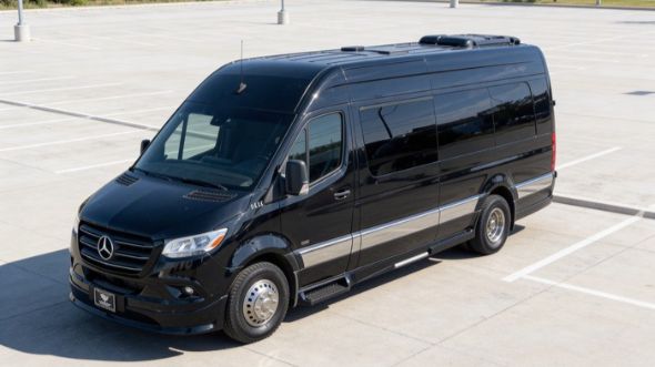 baytown wedding sprinter van rental