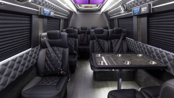 pearland 15 passenger sprinter van interior