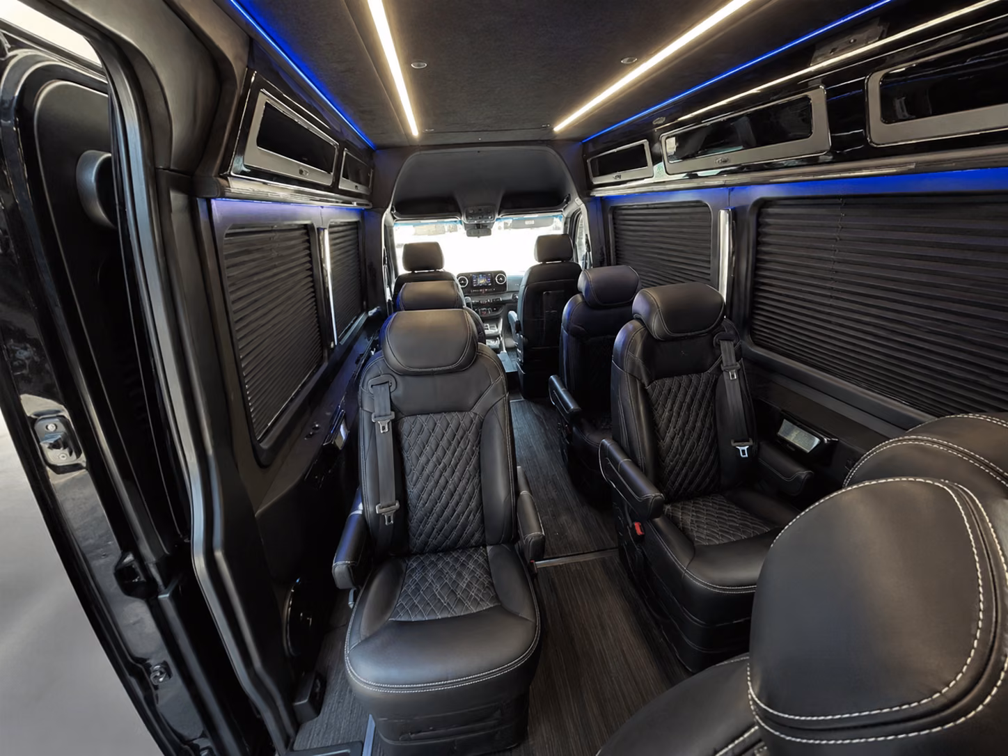 20 passenger sprinter van inside