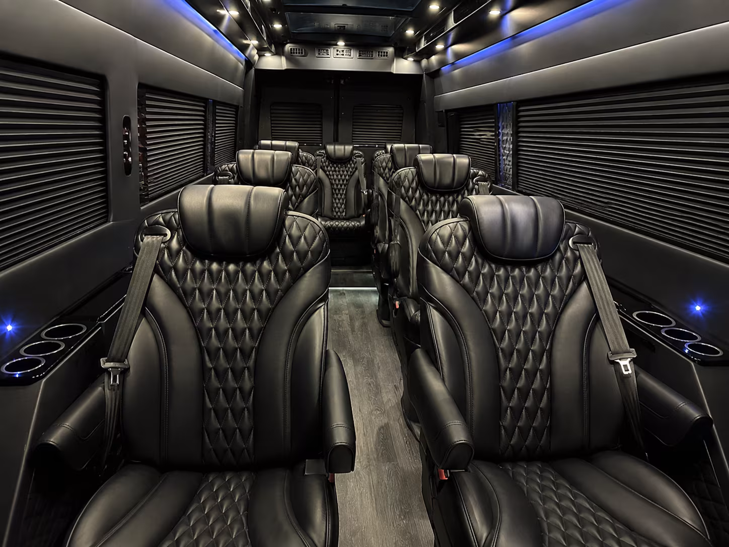 pearland 10 passenger sprinter van inside
