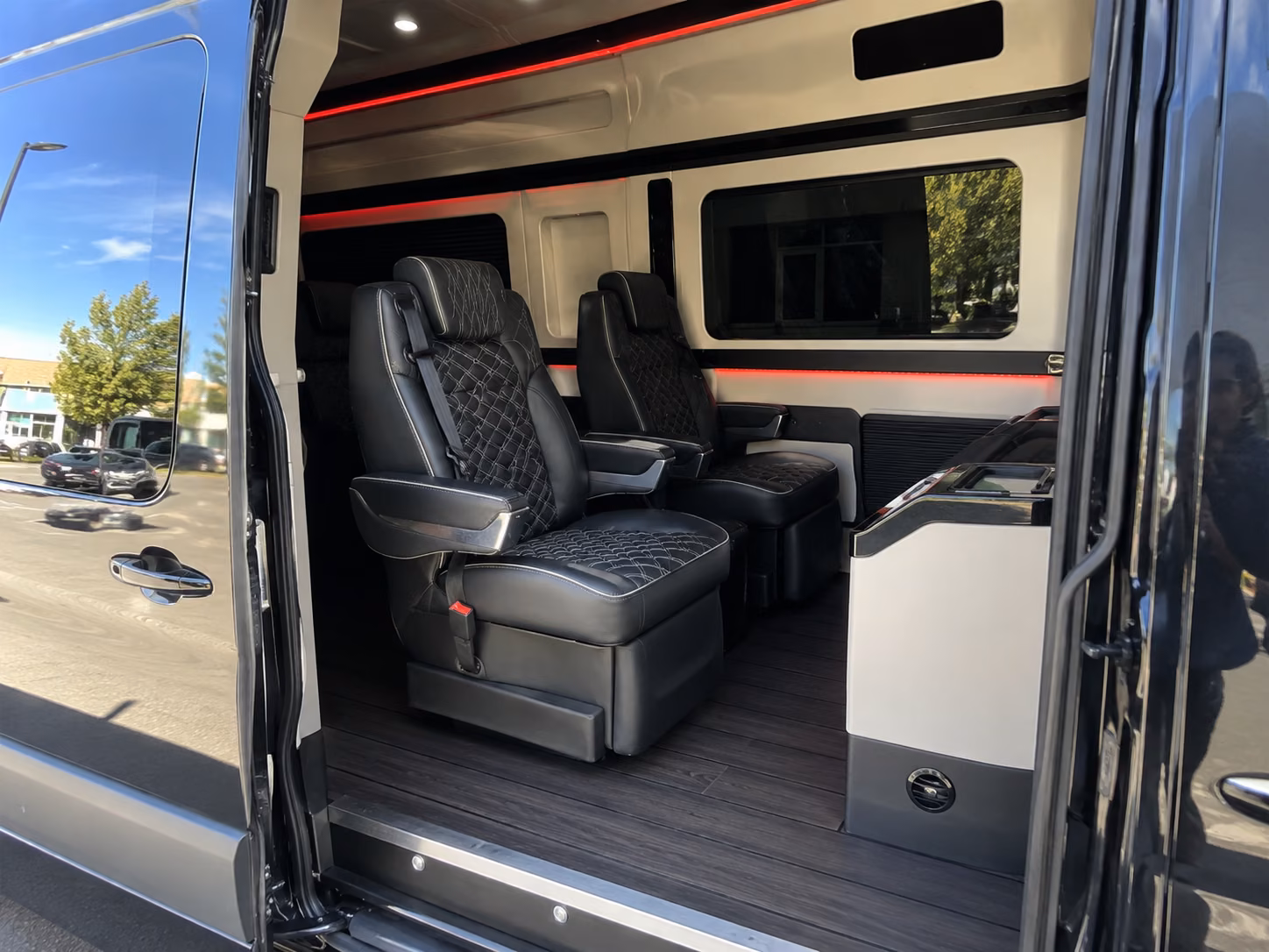 pearland 12 passenger sprinter van interior