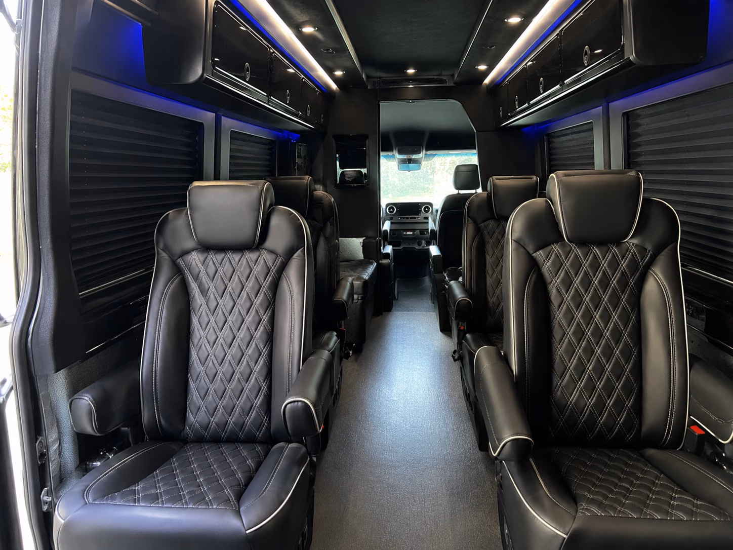 pearland 15 passenger sprinter van inside