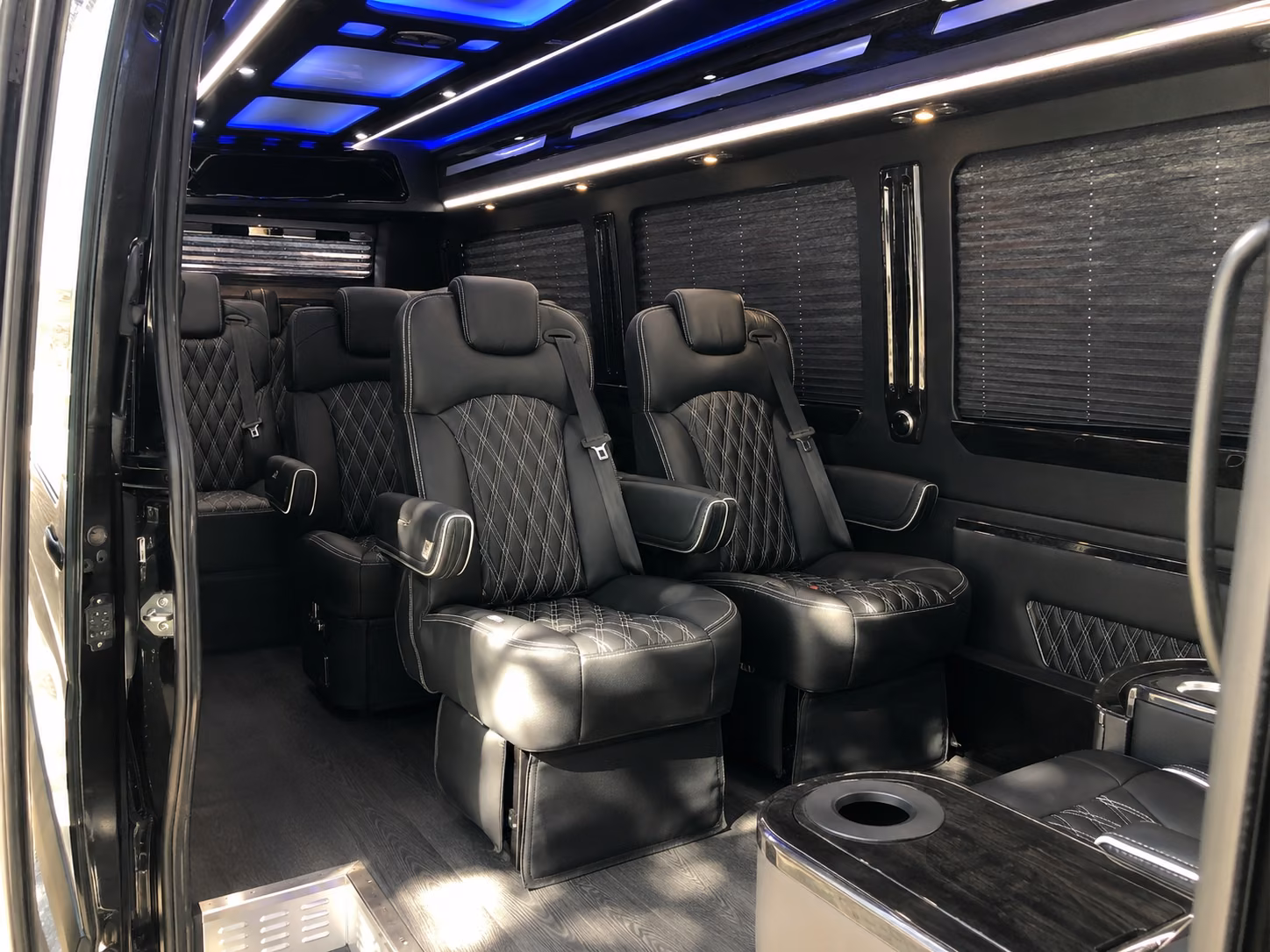 pearland 18 passenger sprinter van interior