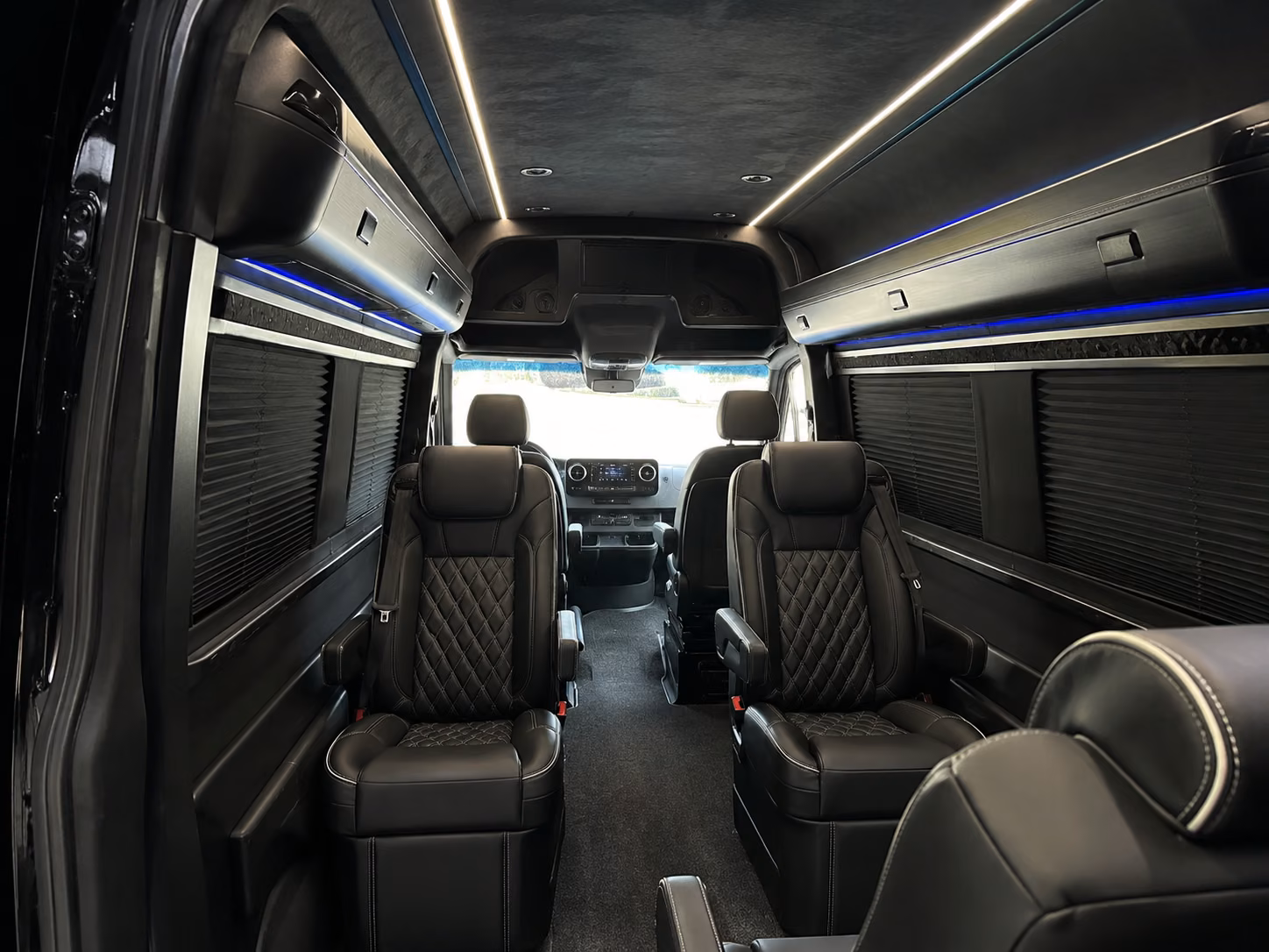 pearland 20 passenger sprinter van interior