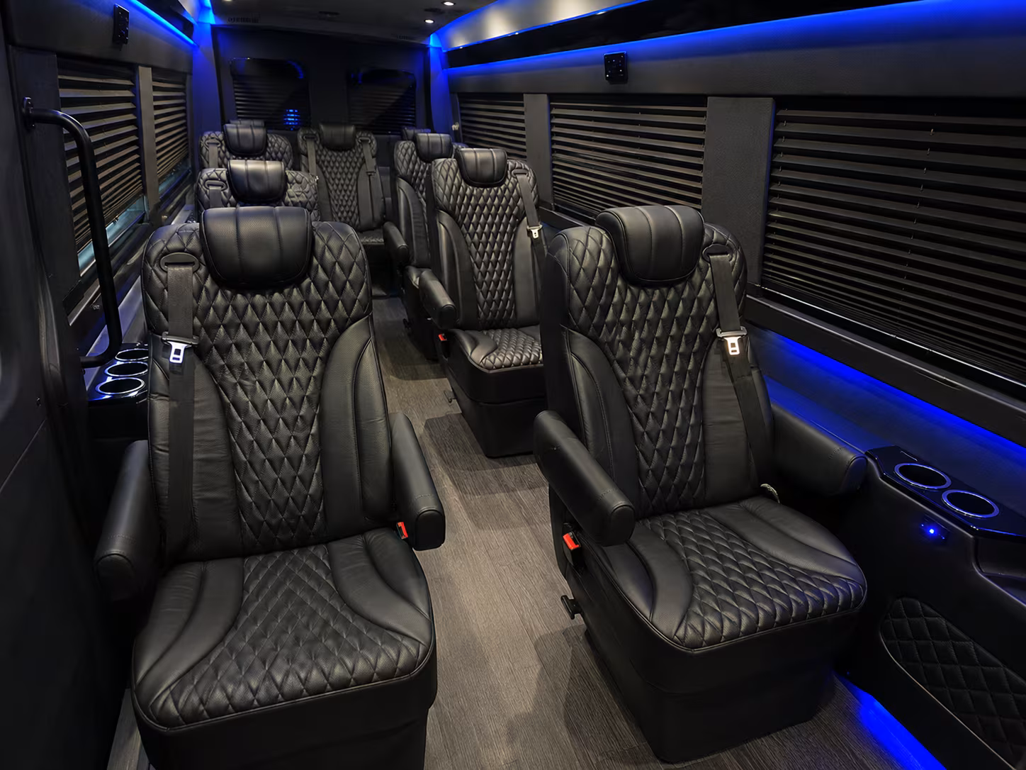 pearland 8 passenger sprinter van inside