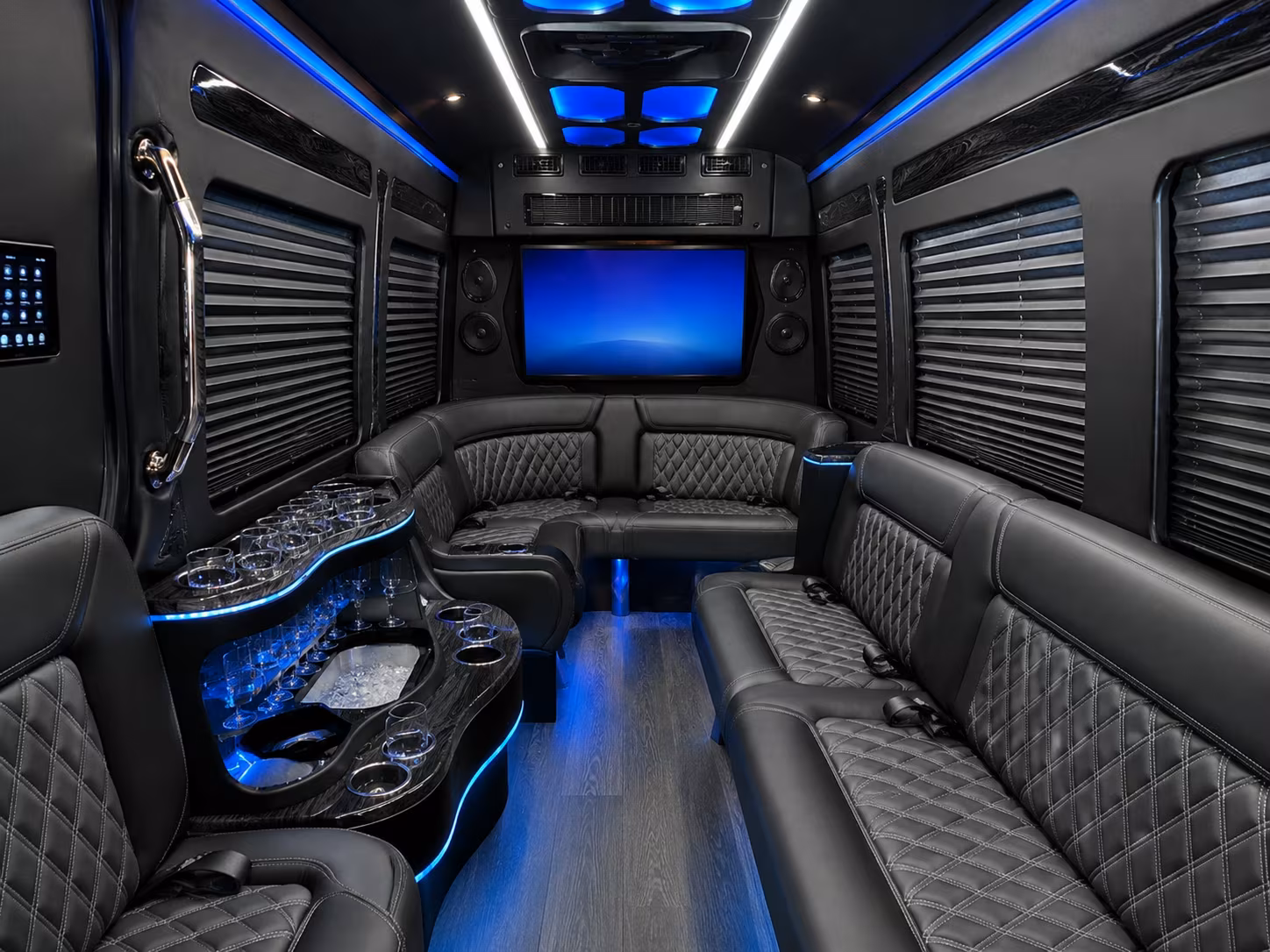 pearland sprinter limousine interior